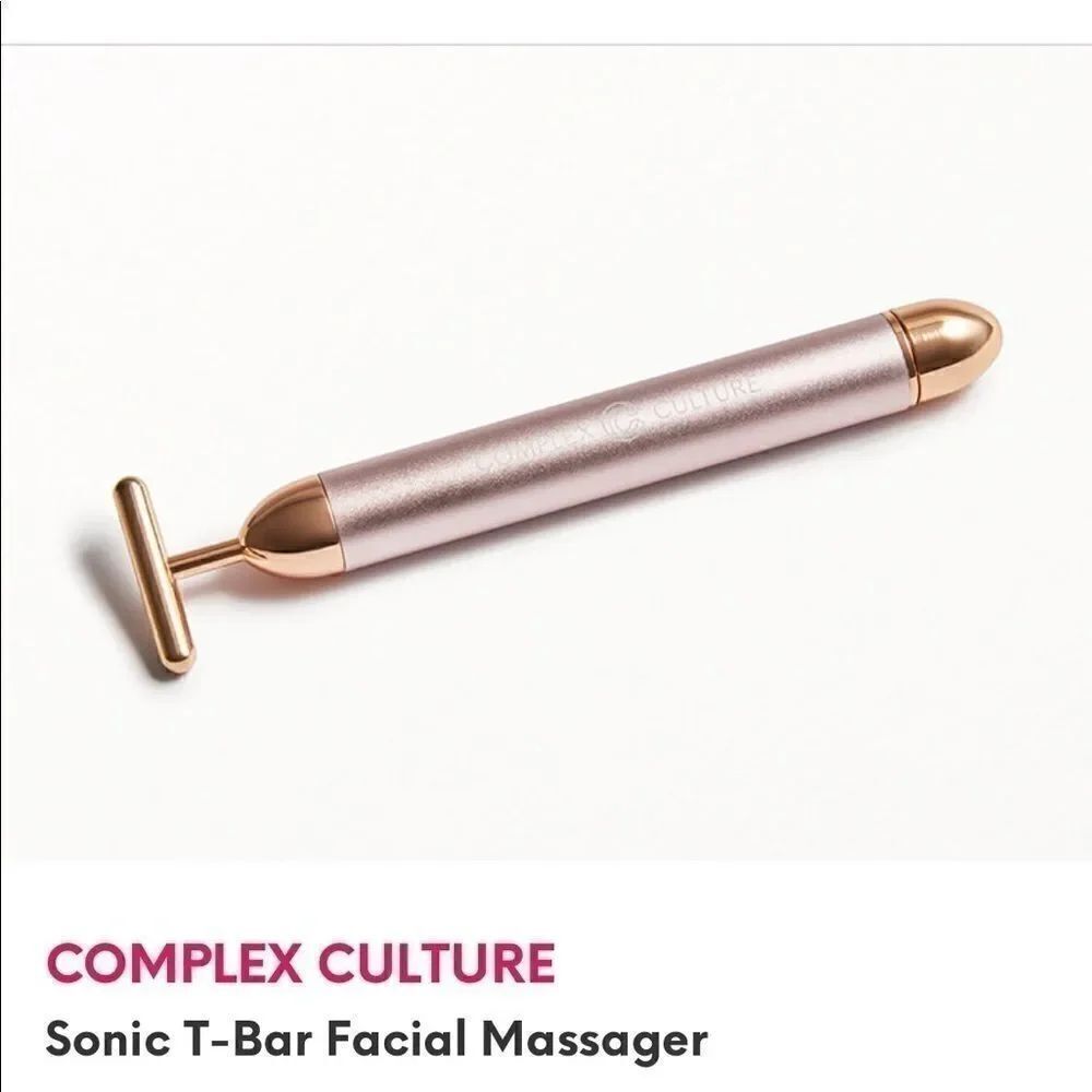 New complex culture sonic t-bar facial massager